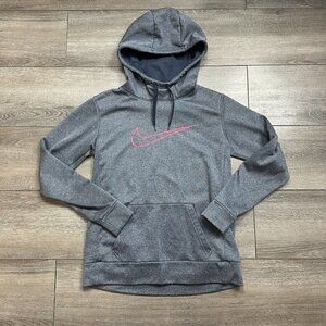 Nike hoodie sweatshirt pull-over Just do It size Small active hooded Dri-Fit